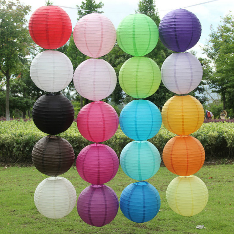 Wedding Event Supply - Kawa Chińska Okrągła Papierowa Latarnia Balonowa