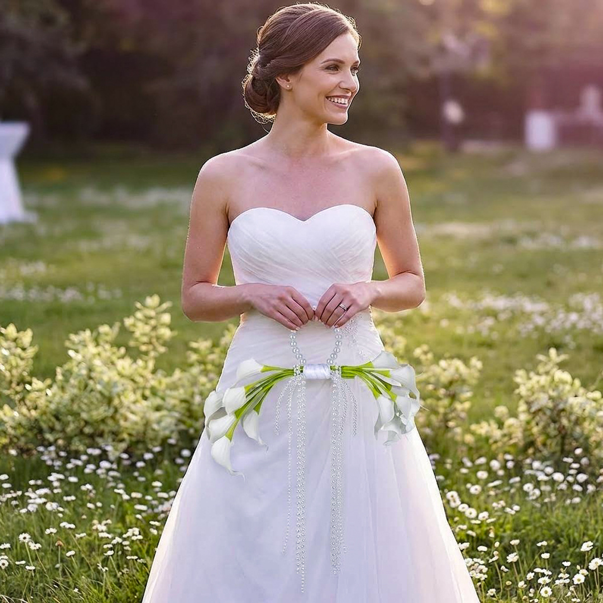 Yannew Sztuczny Bukiet Kalii z – Wedding Ceremony Supply recenzja i cena