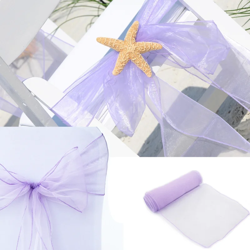 Ozdoby na krzesła weselne, org – Chair Sash Organza recenzja i cena