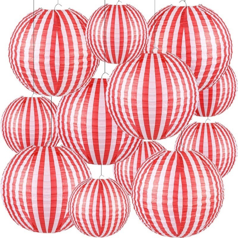 10 sztuk czerwono-białych papi – Wedding Event Supply recenzja i cena
