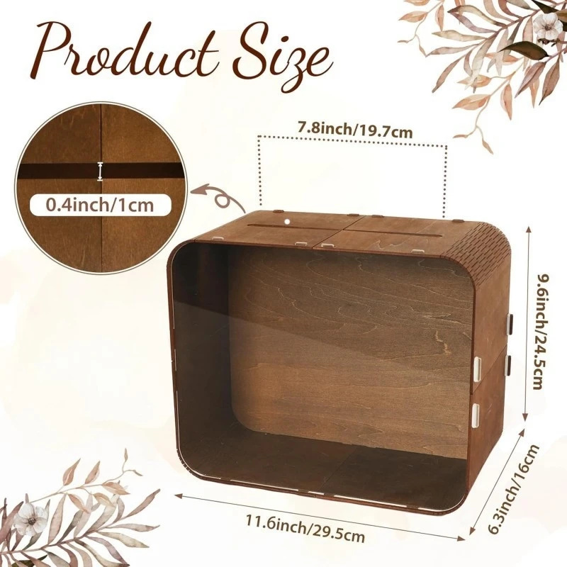 Drewniana skrzynka na kartki ś – Wedding Ceremony Supply recenzja i cena
