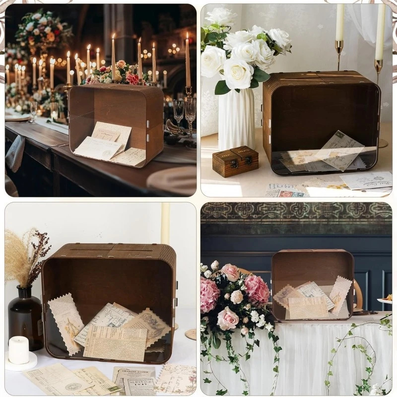 Drewniana skrzynka na kartki ś – Wedding Ceremony Supply recenzja i cena